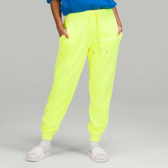 lululemon athletica Pants - Lululemon Women's Scuba High-Rise French Terry Jogger - Yellow